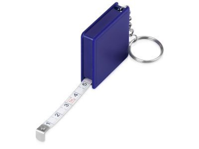 Брелок-рулетка,  1 м., синий , размер 1м