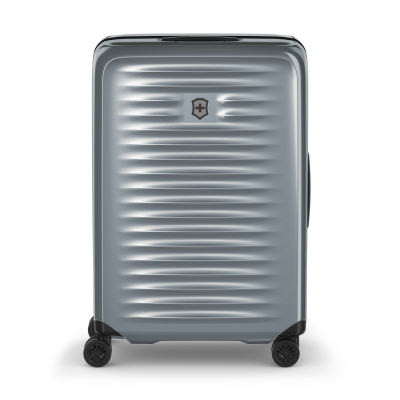 Чемодан VICTORINOX Airox, серебристый, 100% поликарбонат Makrolon, 46x29x69 см, 74 л