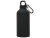 Матовая спортивная бутылка Oregon с карабином и объемом 400 мл, черный