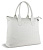 Сумка-шоппер BUGATTI Elsa, белая, воловья кожа/полиэстер, 46х11х31,5 см