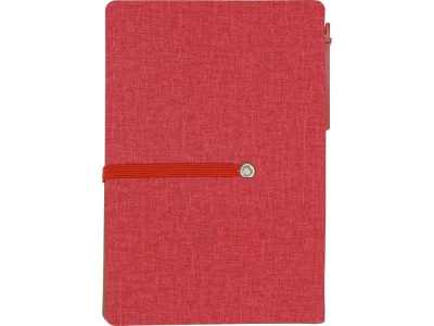 Блокнот А6 Write and stick с ручкой и набором стикеров, красный