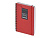 Ежедневник недатированный на гребне А5 Pragmatic, красный