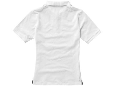 Calgary женская футболка-поло с коротким рукавом, белый , размер S