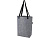 Эко-сумка Felta объемом 12 л из фетра, переработанного по стандарту GRS, с широким дном, средне-серый