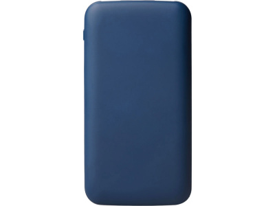 Набор из внешнего акуумулятора и универсального кабеля с подсветкой лого Reserve LED, 10000mAh, темно-синий