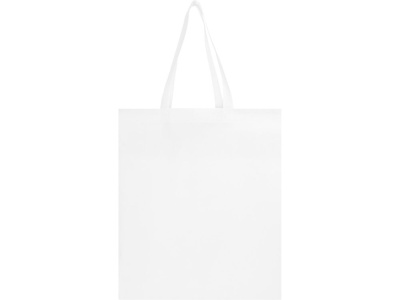 Экосил эко-сумка с ластовицей из нетканого материала, переработанного по стандарту GRS, объемом 12 л, белый