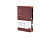 Ежедневник недатированный А5 Firenze, бордовый , размер A5
