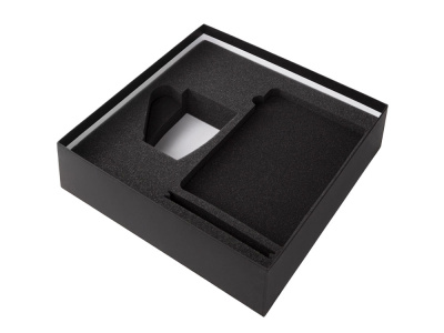 Подарочный набор с блокнотом С3, металлической ручкой и кружкой, оранжевый , размер магнитная обложка