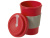 Термокружка Muffin из натуральных волокон, красный