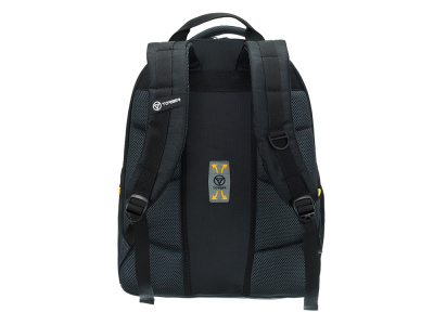 Рюкзак TORBER МЕГАПОЛИС с отделением для ноутбука 15.6, чёрный/серый, полиэстер, 35,5 х 23 х 45 см