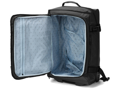 Сумка на колесах TORBER РИТМ, чёрный, полиэстер 900D с PU покрытием, 60 х 38 х 25,5 см, 57 л , размер M