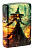 Зажигалка ZIPPO Fire Mage с покрытием 540 Tumbled Brass, латунь/сталь, разноцветная, 38x13x57 мм