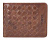 Бумажник Mano "Don Luca", натуральная кожа в коньячном цвете, 11 х 8,5 см