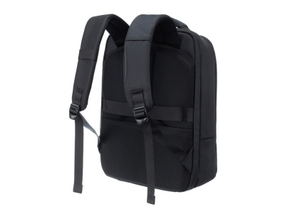 Рюкзак TORBER ВОЯЖ c отделением для ноутбука 17'', черный, полиэстер 900D, 31х17х44 см, 18 л