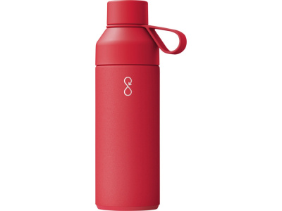 Бутылка для воды Ocean Bottle объемом 500 мл с вакуумной изоляцией, красный , размер 500 мл