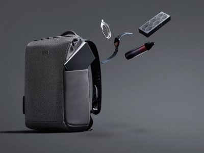 Антикражный рюкзак SnapPack для ноутбука 16, серый