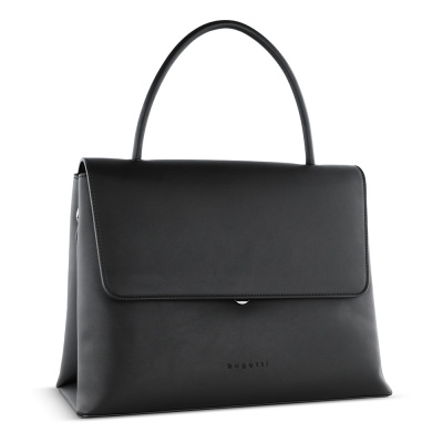 Сумка женская BUGATTI ИЛЬВА | ILVA, черная, полиуретан, 35,5х15х28,5 см