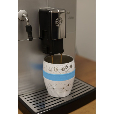 Термокружка LINE, белый/фиолетовый, сталь, 300 мл