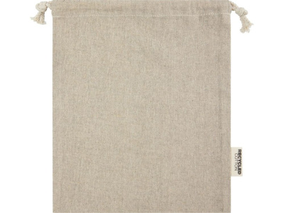 Средняя подарочная сумка Pheebs объемом 1,5 л из хлопка плотностью 150 г/м2, натуральный , размер 1,5л