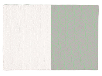 Светящийся в темноте плед Lattice белый