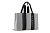 Сумка-тоут женская BUGATTI Ambra, серо-черный цвет, хлопок/полиэстер, 45х14х32 см