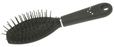 Расческа Dewal Beauty серия "Шарм" массажная с пластиковым штифтом, овальная мини 18 см.