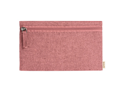 Универсальная косметичка REMO из переработанного хлопка, красный