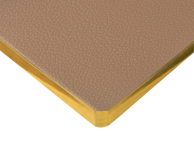 Еженедельник недатированный А6 Total beige с нашивкой, бежевый