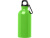 Одностенная бутылка для воды с карабином Oregon, изготовленная из нержавеющей стали, сертифицированной по стандарту RCS, объемом 400 мл - Зеленое яблоко , размер 400 мл