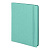 Ежедневник недатированный Shady, А5,  мятный, кремовый блок в линейку, зеленый обрез