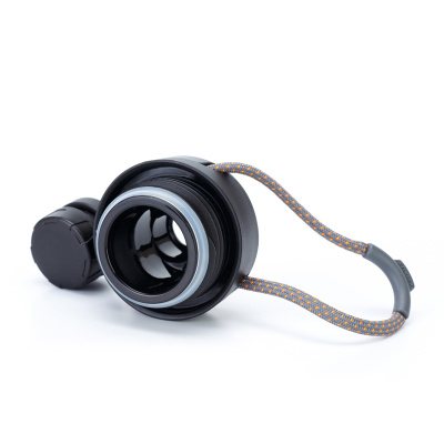 Термобутылка Stinger, 0,71 л, сталь/пластик, "черный карбон", 8 х 25,4 см