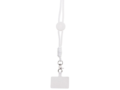 Ремешок на шею для телефона Нэко, белый