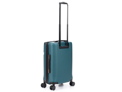 Чемодан TORBER ОНЕГА, зелёный, ABS-пластик, 59,5 х 39,5 х 24 см, 46 л , размер S