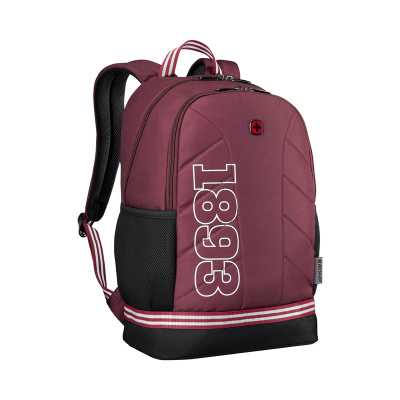 Рюкзак WENGER Collegiate Quadma 16”, красный, 100% полиэстер, 33х17х43 см, 22 л