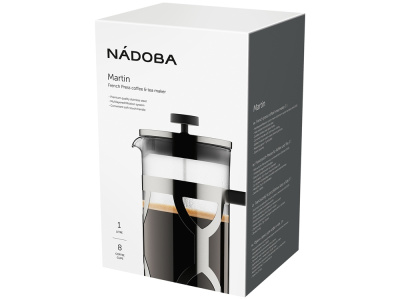 Френч-пресс 1 л, NADOBA, серия MARTIN , размер 1 л