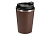 Термокружка CAFe COMPACT, 380 мл, коричневый