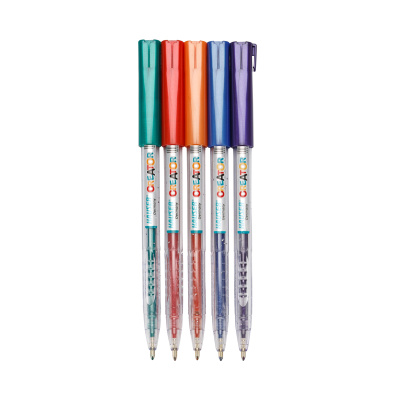 Набор: Гелевая ручка Hauser Creator Glitter Gel, чернила с блестками - 5шт, пакет