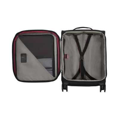 Чемодан VICTORINOX Crosslight, чёрный, RPET полиэстер, 40x20x55 см, 37 л