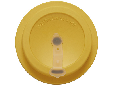 Термокружка Muffin из натуральных волокон, желтый