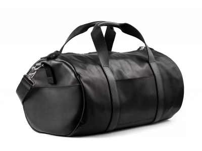 Дорожная сумка Вента, черный , размер С лого