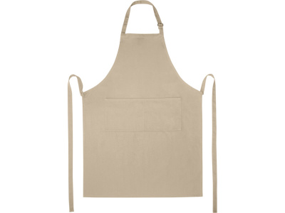 Фартук Andrea плотностью 240 г/м² с регулируемой завязкой на шее - Oatmeal