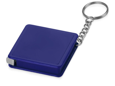 Брелок-рулетка,  1 м., синий , размер 1м