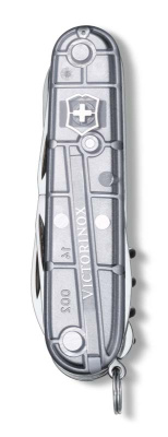 Нож перочинный VICTORINOX Climber, 91 мм, 14 функций, полупрозрачный серебристый