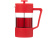 Пластиковый френч-пресс Intense, 600мл, красный
