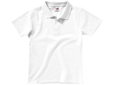 Рубашка поло First детская, белый , размер 14
