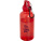 Бутылка для воды с карабином Oregon из переработанной пластмассы, 400 мл - Красный