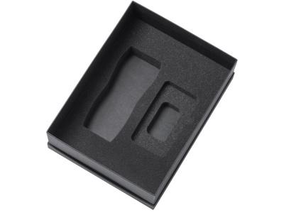 Подарочный набор c вакуумной термокружкой и повербанком С2, красный , размер 10000 mAh