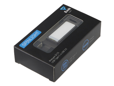 Флешка 32 ГБ USB Type-C и USB 3.0 с подсветкой лого Спинлайт