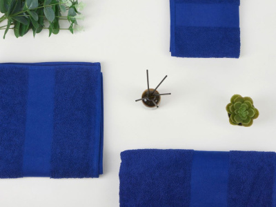 Полотенце Terry L, 450, синий , размер L