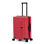 Чемодан TORBER Elton, красный, ABS-пластик, 41 х 28 х 68 см, 64 л